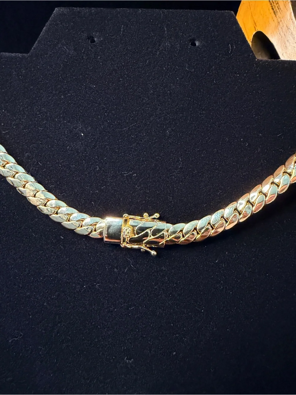 Miami Cuban 14K Stamped Gold Filled 20in 7.5 MM necklace W/box lock. BRAND NEW